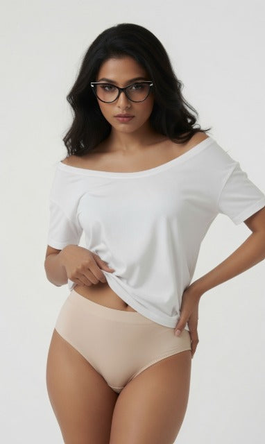 Comfiest Women's Seamless Hipster Panty (Pack of 2) – Ice Silk No-Show Panty