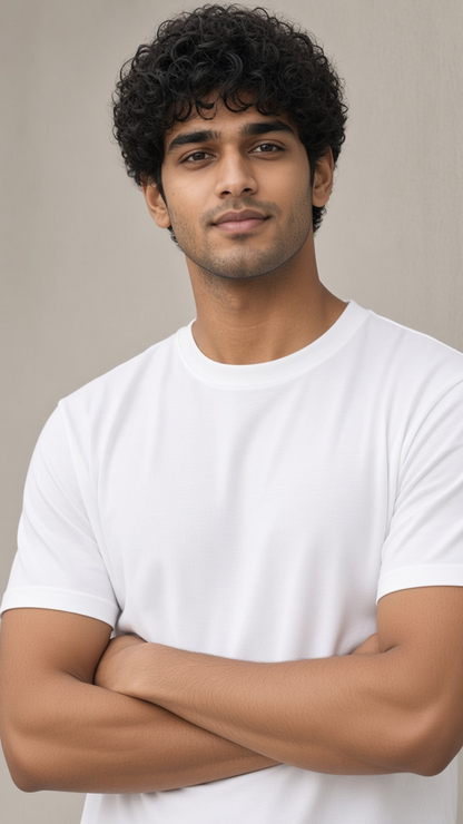 Comfiest Men's  Oversized Cotton T-Shirt (Drop Shoulder, 240 GSM)