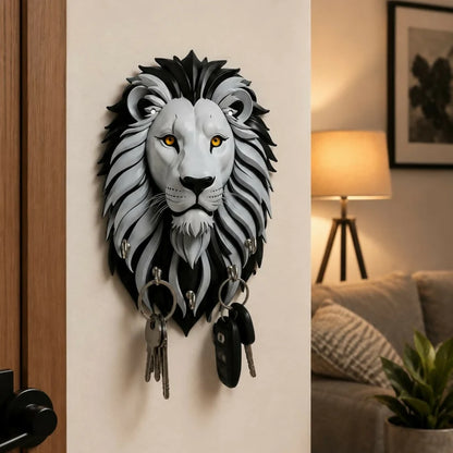 Lion Face 5 Key Holder