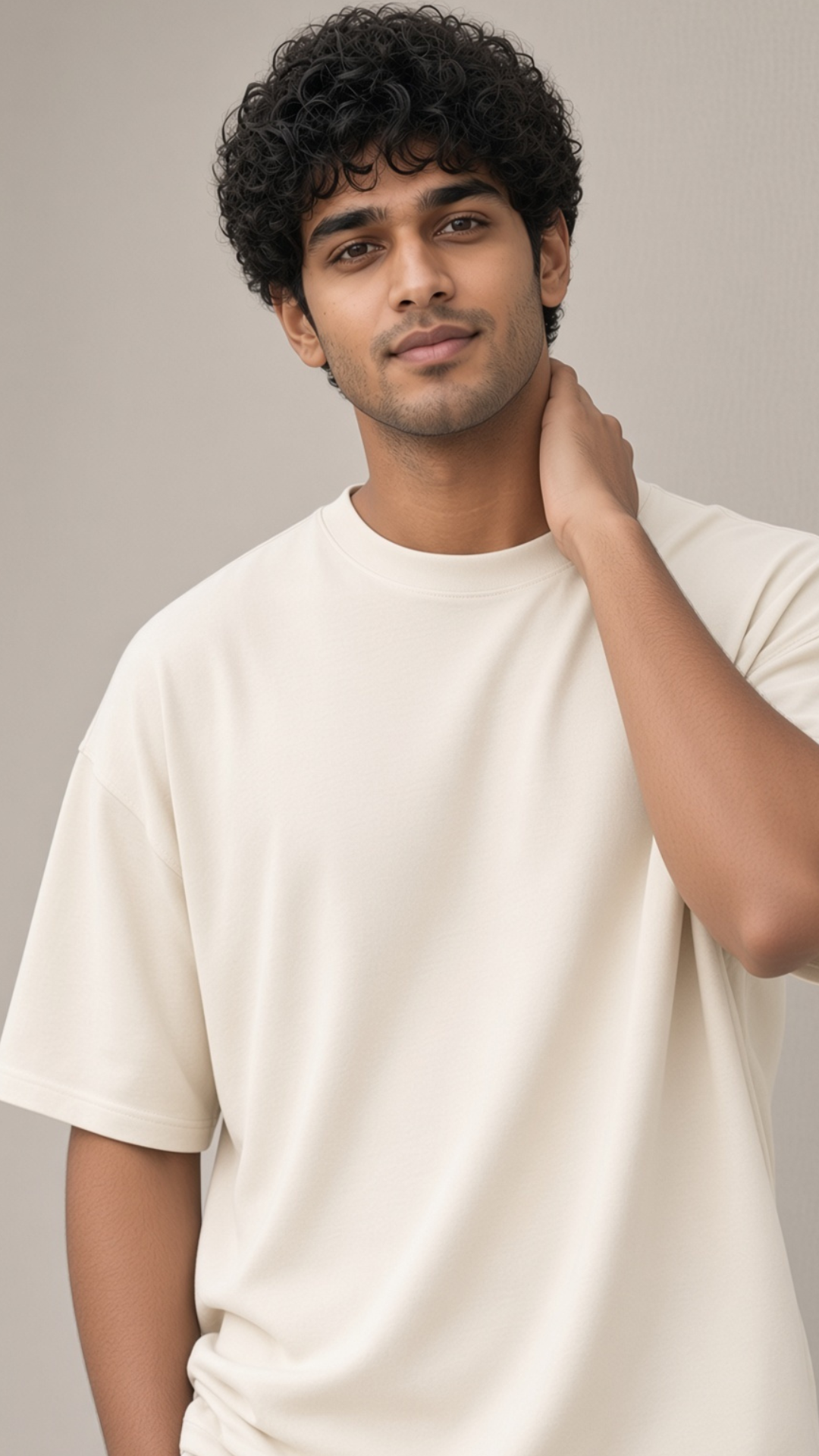 Comfiest Men's  Oversized Cotton T-Shirt (Drop Shoulder, 240 GSM)