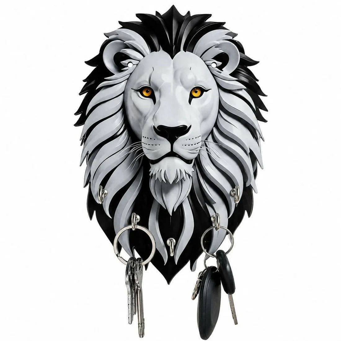 Lion Face 5 Key Holder