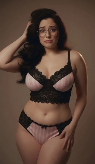 Comfiest Women's Lace Bra & Panty Set (Single) – Premium Comfort Lingerie Set
