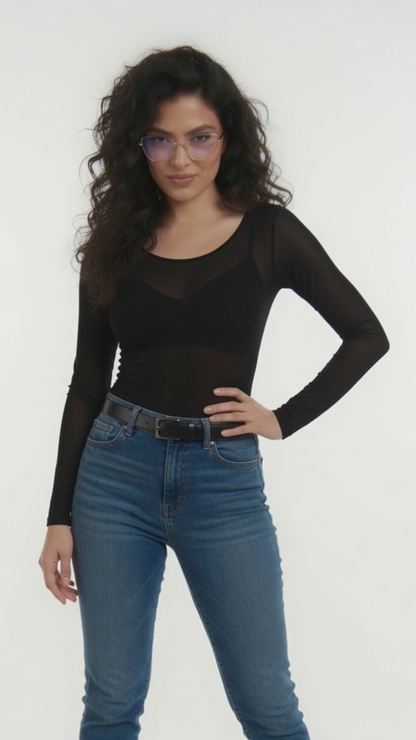 Comfiest Women's Seamless Full Sleeve Thermal Inner Top (Pack of 3) – Sheer Mesh Base Layer